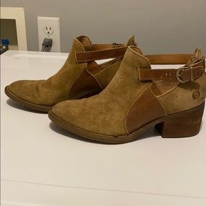 Born tan cut out booties
